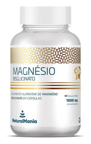 Magnésio Bisglicinato 60 Cápsulas - Naturalmania