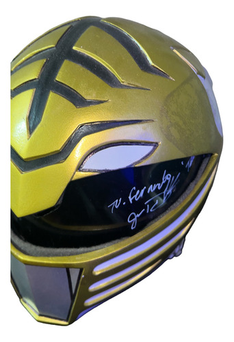 Casco Autografiado Power Rangers / Djf / Comicon Lima 2019