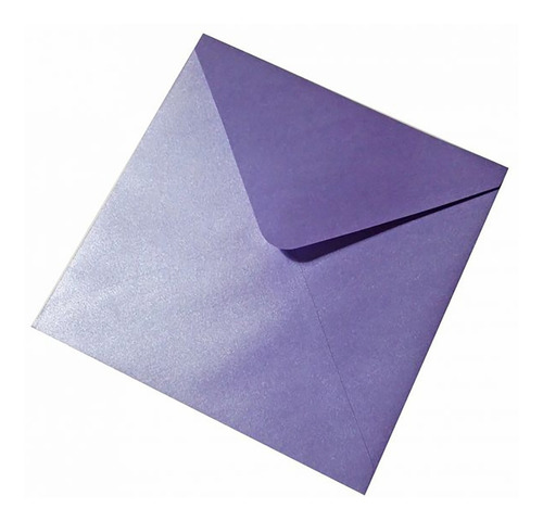 25 Sobres Papel Aperlado Nacarado 140g 16x16 Cm Color VIOLETA / STARDREAM AMETHIST