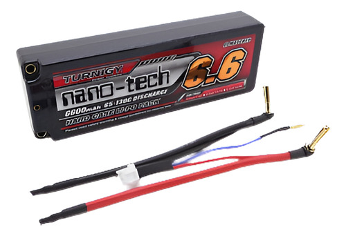 Rc Turnigy Nano-tech 6600mah 2s2p 65 ~ 130 C Hardcase Lipo P