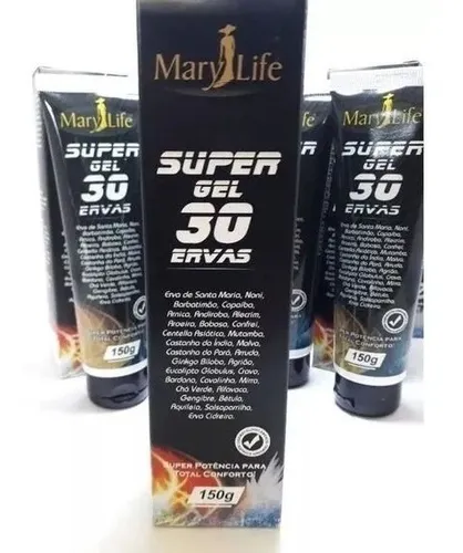 comprar Gel Alívio Das Dores E Relaxamento Da Musculatura Corporal Para Corpo Mary Life Massageadores Pomada Super 30 Ervas Bisnaga De 150ml\u002F150g