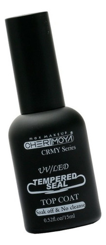 Top Coat Tempered Seal Efecto Vidrio Templado Cherimoya 15ml