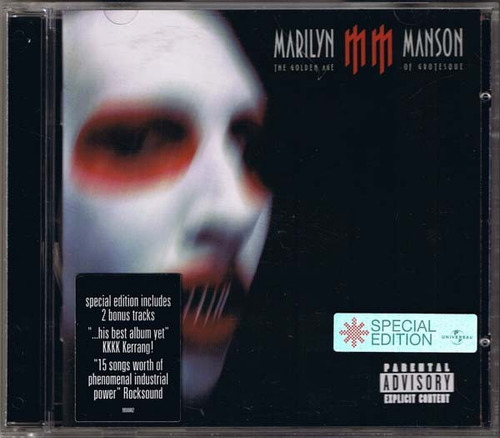  Cd Marilyn Manson  Golden Age Of Grotesque     