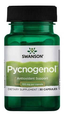 Pycnogenol 100 Mg 30 Caps Antioxidante Y Ayuda Al Corazón 