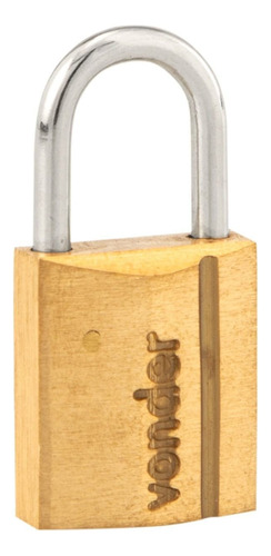 Cadeado De Latão 40mm Vonder Cor Dourado