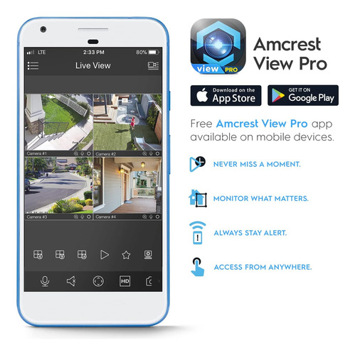 Amcrest Ultrahd Cámara Poe De Seguridad Ip De 5 Mp Para Exte