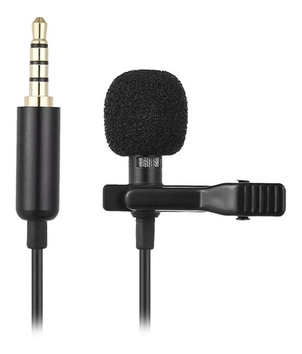 Imagen 1 de 2 de Microfono Condensador De Solapa Lavalier Para Celulares Pc