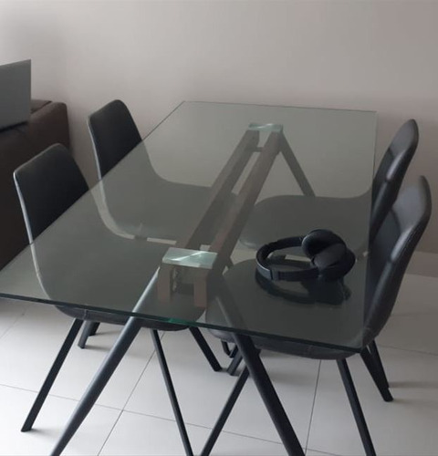 Mesa De Comedor De Vidrio Para 4 Personas