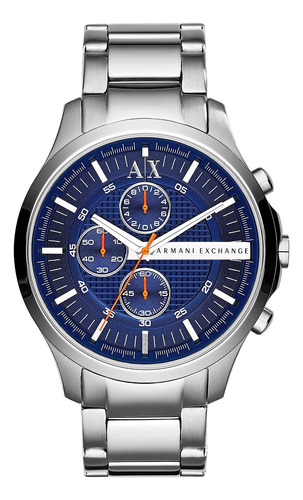 Reloj Pulsera  Emporio Armani Ax2155 Del Dial Azul