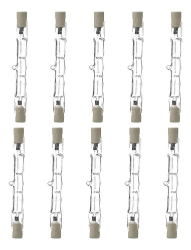10 Uds R7s Bombillas Halógenas Con Larga Vida J78 80w