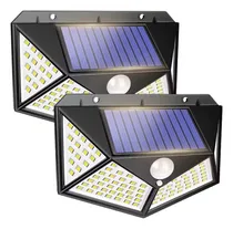 Comprar Pack X2 Lampara Solar Exterior Negro Focos Solares Para Portones Lamparas Solares Exteriores Okshop Faroles Led Solares Negro Focos Solar Para Jardin Led Solar Focos Led Exterior Farol Solar Exterior
