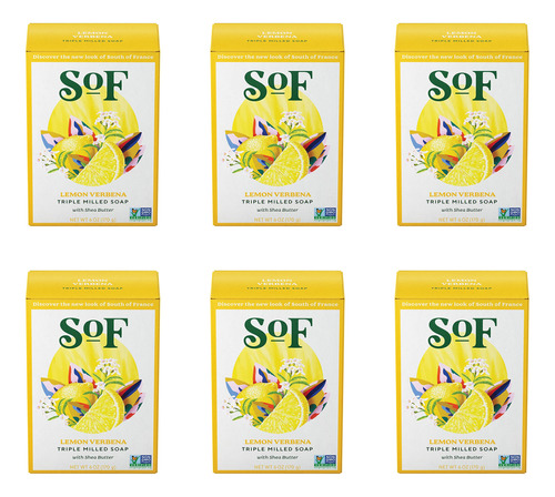 Sof Body Care - Jabón De Barra De Verbena Limón (anterior.