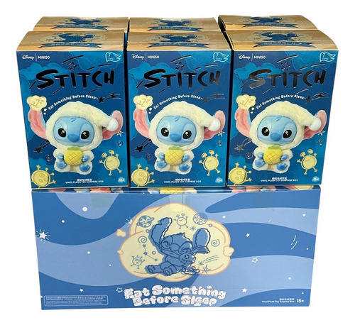 Peluche Stitch Caja Sorpresa Colección Disney Miniso Labubu Sorpresa