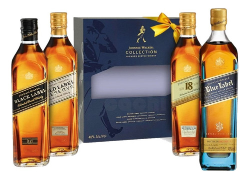 Whisky Johnnie Walker Collection 4 X 200ml