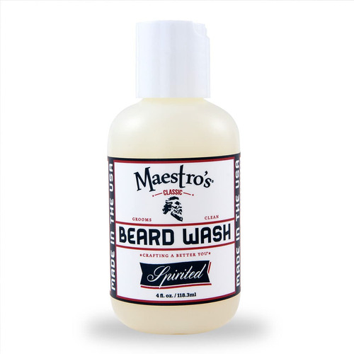 Maestro's Classic Beard Wash - Limpiador Suave Y Totalmente