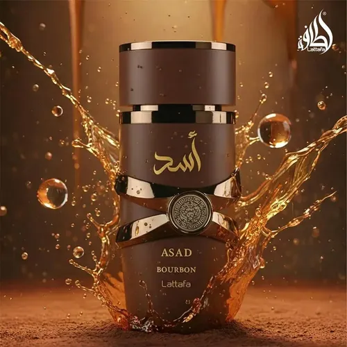 Perfume Lattafa Asad Bourbon Alta Fixa&ccedil;&atilde;o 100ml