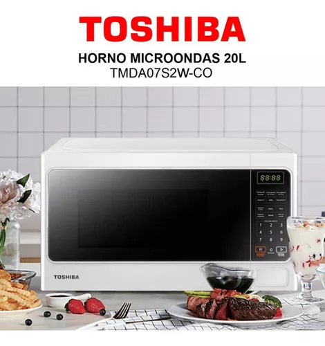 Horno Microondas Toshiba De 0.7 P (20 L) / 700 W - Blanco 110v