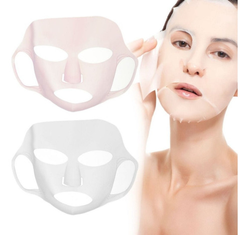 Mascara Silicone Antissinais Ruga Rosto Lavável Flexível Tipo De Pele Normal