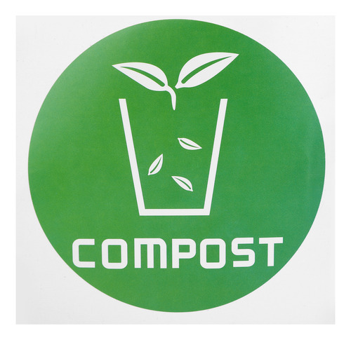 60pcs/set Redondo Reciclaje De Reciclaje De Compost