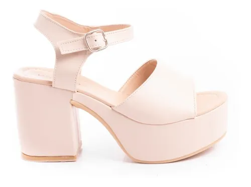 Zapatos plataforma cheap vestir mujer