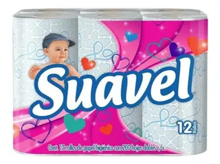 Papel Higiénico Suavel De 12 Rollos Super Oferta