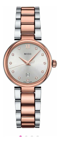 Reloj Mido Original Dama Mod. Baroncelli Con Diamantes