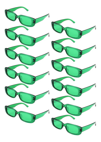12 Pares De Gafas De Sol Retro Verdes Del Día De San Gafas