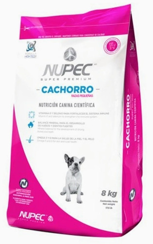 Imagen 1 de 1 de Nupec Cachorro Raza Pequeña 8kg Nuevo Empaque Original