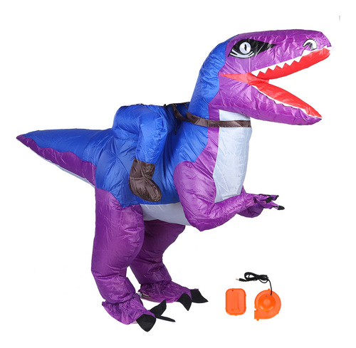 Disfraz De Dinosaurio Inflable De Halloween Para Adultos Y N