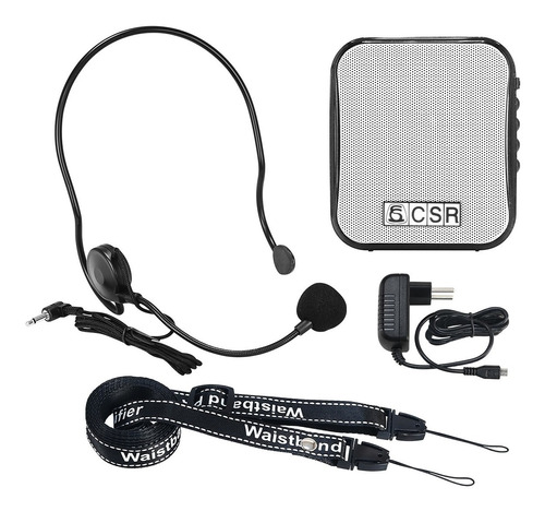 Microfone Headset C/ Caixa Usb Bluetooth Professor Bw178 Csr Cor Preto