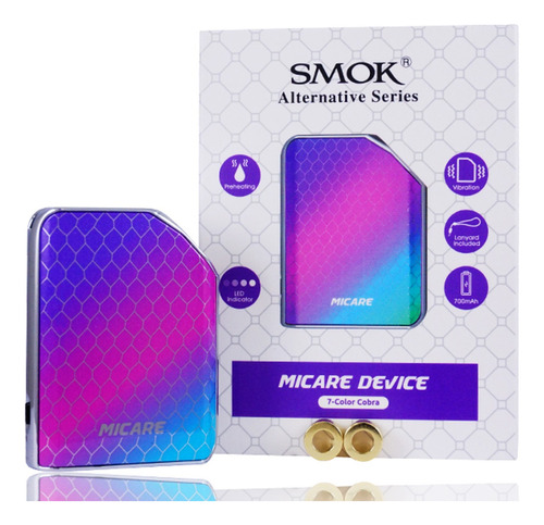 Vaporizador Smok Micare Kit 7 Colors Cobra Para Cartucho 510