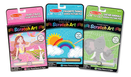Melissa & Doug - Favorite Things Hidden-picture Pad, Combo