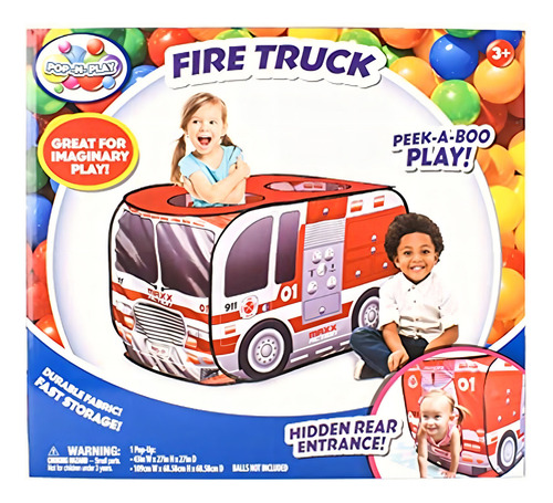 Sunny Days Entertainment Coche De Bomberos Emergente, Casa Color Multi