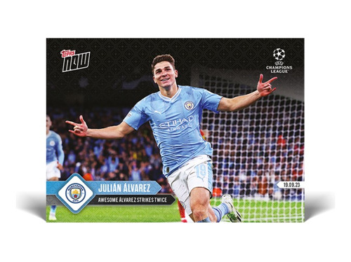 Julian Alvarez Now # 14 Manchester City Uefa Champ Nueva 