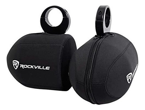 Par De Fundas De Neopreno Rockville Rwbc Para Altavoces De Torre Wakeboard Marina De 6.5