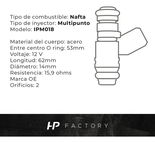 Imagen 4 de 9 de Inyector Chery Qq 0.8 1.1 Ipm018