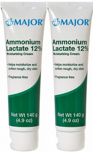 Paquete De 2 Unidades Major Ammonium Lac 12% Crema Lactato A