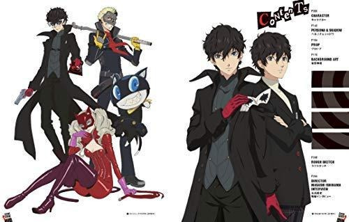 Persona 5 The Animation Material Book - (libro En Inglés)