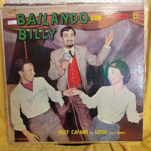 Vinilo Billy Cafaro Con Lucio Bailando Con Billy Rn1