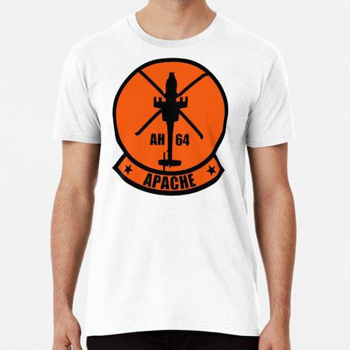 Remera Parche Apache Ah-64 Algodon Premium