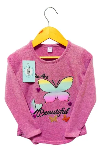 Remeras manga larga para niñas hotsell