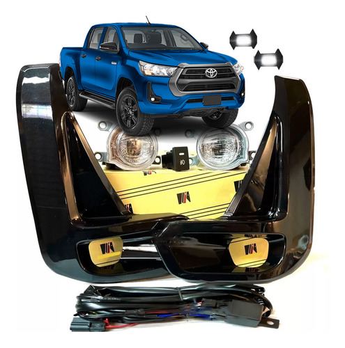 Kit Completo Neblineros Led New Hilux 2021 Al 2022 / Emark