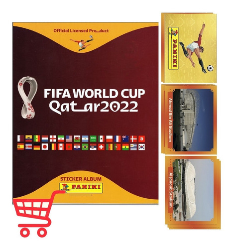 Álbum Panini Qatar 2022  + 100 Láminas Sin Repetir