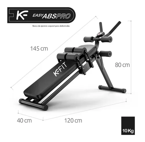 JK FITNESS Banco de abdominales plegable JK6000 - Private Sport Shop