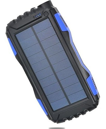 Impermeable Solar Power Bank 25000 Mah Dual Usb Cargador 7d