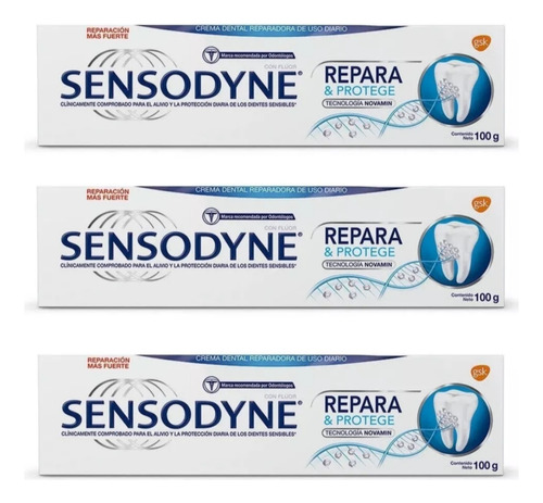 Sensodyne Repara Y Protege X 3 De 100 Gr - g a $900