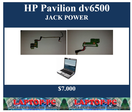 Jack Power Hp Pavilion Dv6500