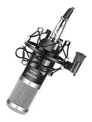 Micrófono Condensador Cardioide Neewer Nw-800 Pro Silver