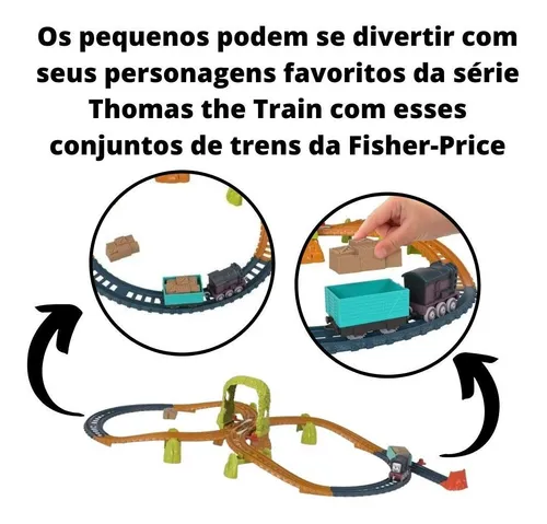 Pista de Trem - Thomas e Seus Amigos - Pátio Manutenção e Loop - Fisher-  Price - superlegalbrinquedos