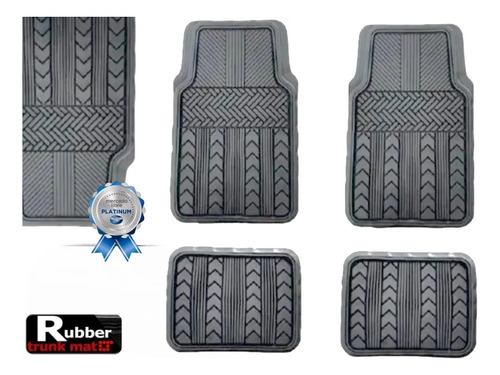 Tapetes 4pz Uso Rudo Rd Dodge Journey 2012 Gris